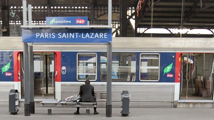 La gare de Paris-Saint-Lazare, le 23 septembre 2010. (JACQUES DEMARTHON / AFP)