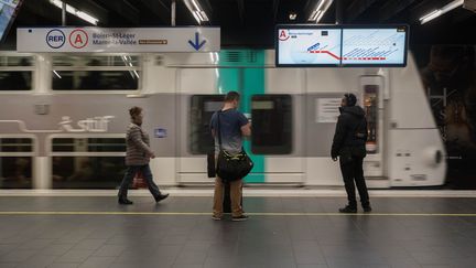 Le&nbsp;RER A à la gare de Lyon, à Paris, le 22 octobre 2018.&nbsp; (ESTELLE RUIZ / NURPHOTO / AFP)