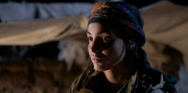 Sarya (Souheila Yacoub) fait partie des femmes engagées au YPJ.&nbsp; (ARTE)