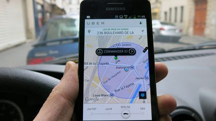 &nbsp; (UberPop peut continuer d'exister, la cour d'appel de Paris vient de reporter sa décision sur ce service de la société Uber © MaxPPP)