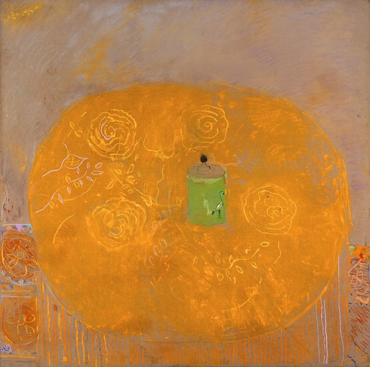 "Table jaune à la bonbonnière verte" de Pierre Lesieur, [années 2000] (© Musée Bonnard)