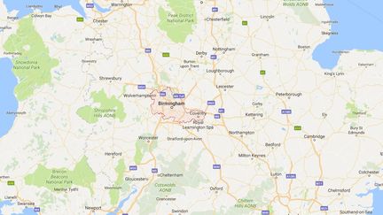 Quatre hommes soupçonnés de préparer des attentats ont été arrêtés le 5 septembre 2017 dans les West Midlands (Royaume-Uni). (GOOGLE MAPS)