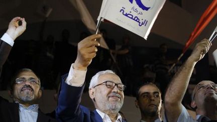 Rached Ghannouchi lors du congrès d'Ennahda à Tunis, le 27 octobre 2017. (REUTERS - Zoubeir Souissi )