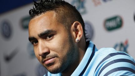 Dimitri Payet en conférence de presse de l'équipe de France (THOMAS SAMSON / AFP)