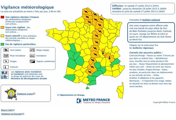 &nbsp; (METEO FRANCE / FRANCETV INFO)