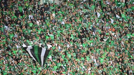 The Saint-Etienne public at Geoffroy-Guichard, May 29, 2022. (PHOTOPQR/LE PROGRES/MAXPPP)