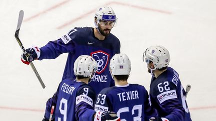 L'équipe de France de hockey sur glace, ici lors des Mondiaux, le 17 mai 2019 (MAXPPP)