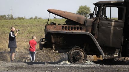 &nbsp; (Dans le sud de Marioupol dimanche © REUTERS / Vasily Fedosenko)