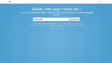 L'avocat et blogueur Ma&icirc;tre Eolas a supprim&eacute; son compte Twitter, mardi 6 octobre 2015. (TWITTER)