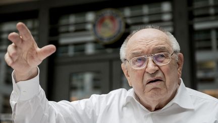 Werner Franke, biologiste et expert antidopage, le 15 Août 2019 à Berlin. (CHRISTOPH SOEDER / DPA)