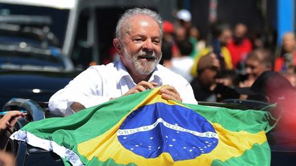 Luiz Inacio Lula da Silva, le nouveau président brésilien, à Sao Paulo (Brésil), le 30 octobre 2022. (CARL DE SOUZA / AFP)