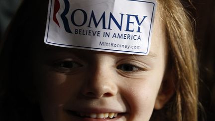 Une jeune supportrice de Mitt Romney, Caroline du Sud, 18 janvier 2012. (JIM YOUNG / REUTERS)