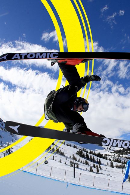 Le skieur néo-zélandais Nico Porteous lors d'une compétition de half-pipe à Mammoth Mountain (Etats-Unis), le 1er février 2017. (SEAN M. HAFFEY / GETTY IMAGES NORTH AMERICA)