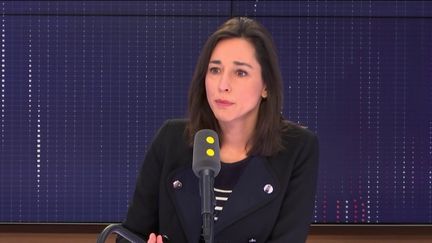 Brune Poirson, secrétaire d'État auprès du ministre de la Transition écologique et solidaire, invitée du "8h30 Fauvelle-Dély", lundi 11 mars 2019.&nbsp; (FRANCEINFO / RADIOFRANCE)