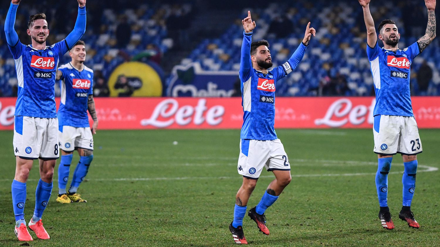 Coupe D'Italie : Naples, Vainqueur Du Match Aller Contre L'Inter Milan ...