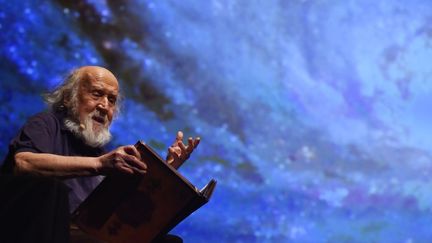 L'astrophysicien Hubert Reeves, le 5 février 2016 à Nantes. (LOIC VENANCE / AFP)