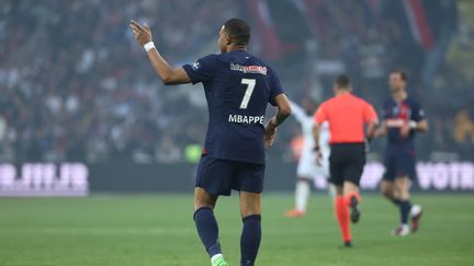 Kylian Mbappé, then a PSG player, on May 25, 2024. (FRANCK FIFE / AFP)