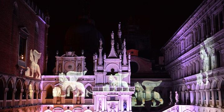 Otello de Verdi au Palais des Doges de Venise, Place Saint Marc.
 (Giuseppe Cacace / AFP)