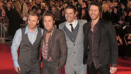 Take That avec Jason Orange dernier sur la droite
 (WENN/SIPA)