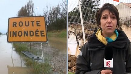 Olonzac : le village particulièrement touché par les pluies diluviennes (FRANCE 2)