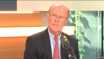 Hubert du Mesnil, président du Tunnel Euralpin Lyon Turin, le 16 juin 2017. (FRANCEINFO / RADIOFRANCE)