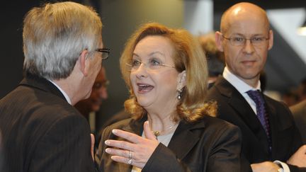 La ministre des Finances autrichienne, Maria Fekter, &agrave; Copenhague, le 30 mars. (FABIAN BIMMER / REUTERS)