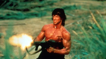 Sylvester Stallone dans "Rambo II", sorti en 1985. (ARCHIVES DU 7EME ART / AFP)