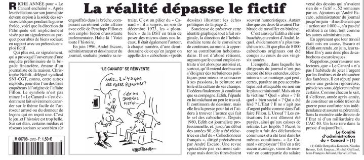 Texte publié par le comité d’administration du Canard Enchaîné le mercredi 31 août 2022. (Canard Enchaîné)