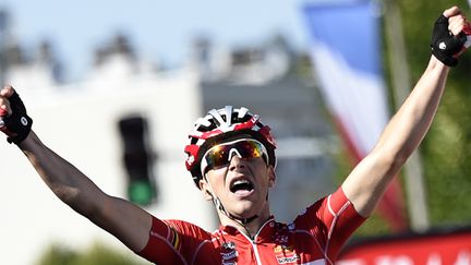 Tony Gallopin remporte la 11e étape du Tour de France à Oyonnax (ERIC FEFERBERG / AFP)