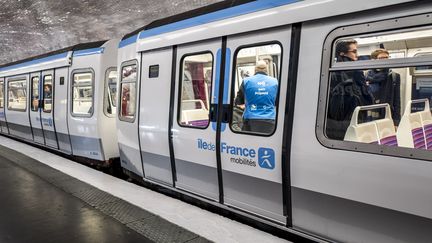 Mise en marche d'une nouvelle rame de la ligne 7 de métro à Paris, le 11 décembre 2018. (ROMAIN GAILLARD / REA)