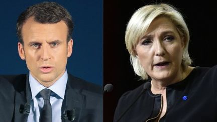 Si Emmanuel Macron et Marine Le Pen ont pour point commun de vouloir sortir la France du chômage de masse, les convergences de programmes sur le thème de l'emploi s’arrêtent ici. (PASCAL POCHARD-CASABIANCA / AFP)