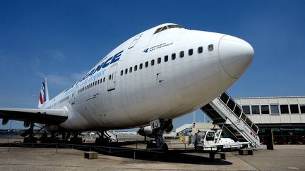 Un Boeing 747 de la compagnie Air France stationne au musée de l'air et de l'espace, le 19 juin 2014, au Bourget.&nbsp; (MAXPPP)