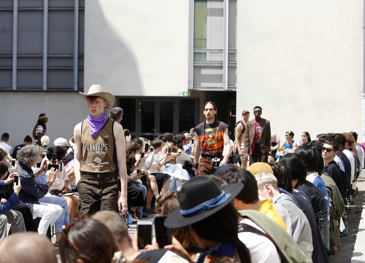 Défilé masculin Phipps printemps-été 2020 à la Paris Fashion Week, le 18 juin 2019 (ESTROP / GETTY IMAGES EUROPE)