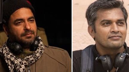 Gurvinder Singh (à gauche) et Neeraj Ghaywan, les réalisateurs respectifs de «Chauthi Koot» et «Masaan», présentés à Un Certain Regard. Cannes 2015 (© Gaganjit Singh (pour Gurvinder Singh) et Neeraj Ghaywan)