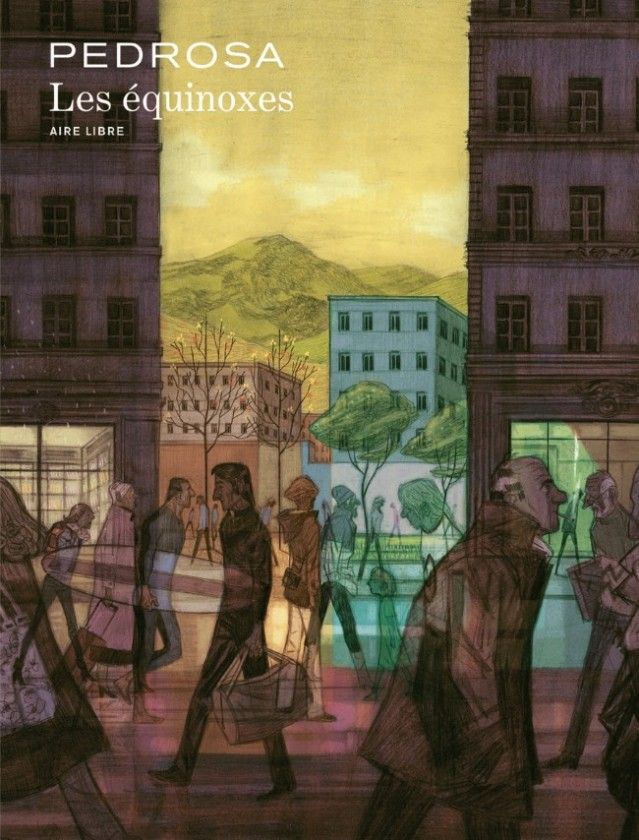 La couverture des Equinoxes, la BD de Pedrosa  
 (Editions Air Libre )