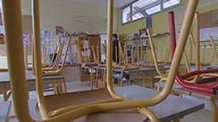 Salle de classe à Montussan (33) (France3 Aquitaine)