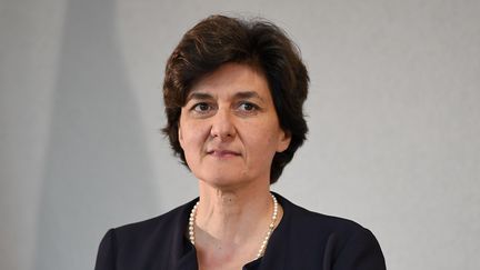 La ministre des Armées, Sylvie Goulard, le 1er juin 2017 à Berlin (Allemagne). (BRITTA PEDERSEN / DPA / AFP)