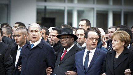 Les dirigeants du monde à Paris pour "la marche républicaine" (Eric Beracassat (AFP))