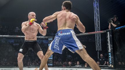 Une compétition de MMA en Europe le 9 mars 2019 (MADS CLAUS RASMUSSEN / RITZAU SCANPIX)