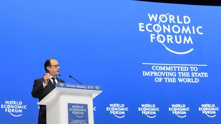 &nbsp; (François Hollande au forum économique de Davos © Maxppp)