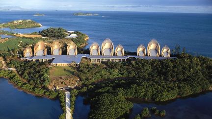 Le centre culturel Jean-Marie Djibaou à Nouméa, en Nouvelle-Calédonie. (GETTY IMAGES)