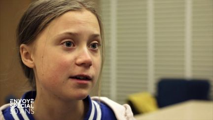 "Ça m'a permis de me relever" : dans "Envoyé spécial", Greta Thunberg raconte comment son action pour le climat l'a aidée à sortir de la dépression&nbsp; (ENVOYÉ SPÉCIAL  / FRANCE 2)