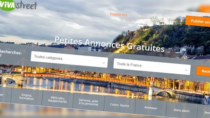 Page internet du site de petites annonces Vivastreet, le 31 mai 2018. (CAPTURE ECRAN / FRANCEINFO / RADIO FRANCE)