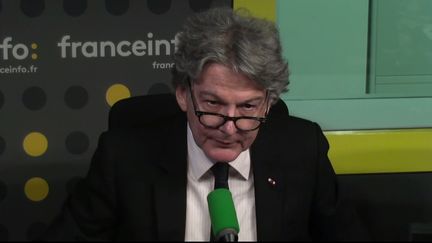 Thierry Breton, sur franceinfo. (FRANCEINFO / RADIOFRANCE)