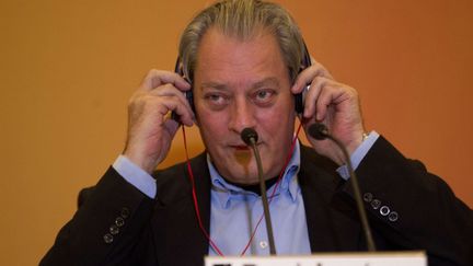 L'écrivain Paul Auster lors d'une conférence de presse à Mexico, nov. 2017
 (Carlos Zepeda/EFE/SIPA)