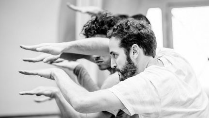 Pierre Rigal en répétition à l'Opéra Garnier
 (Agathe Poupeney/Opéra national de Paris)