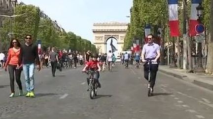 Environnement : les Champs-Élysées deviennent piétons un dimanche par mois