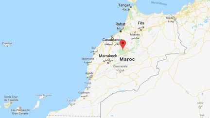 Khadija Okkarou, 17 ans, affirme avoir été enlevée devant chez sa tante, à Fkih Ben Salah,&nbsp;dans le centre du Maroc, au mois de mai. (GOOGLE MAPS / FRANCEINFO)