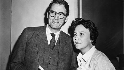 &nbsp; (Harper Lee et Gregory Peck, sur le tournage de l'adaptation au cinéma de 'Ne tirez pas sur l'oiseau moqueur". © Bettmann/CORBIS)