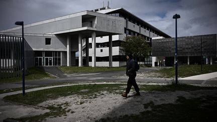 Le campus de l'université Bordeaux-Montaigne à Pessac (Gironde), le 16 avril 2024. (PHILIPPE LOPEZ / AFP)